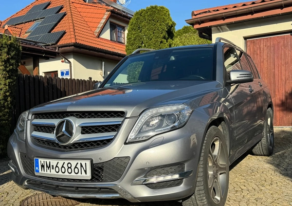 Mercedes-Benz GLK cena 74000 przebieg: 128000, rok produkcji 2012 z Warszawa małe 232